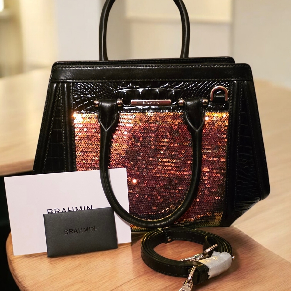 Brahmin NWT Small Arden Multi Shimerda Satchel
